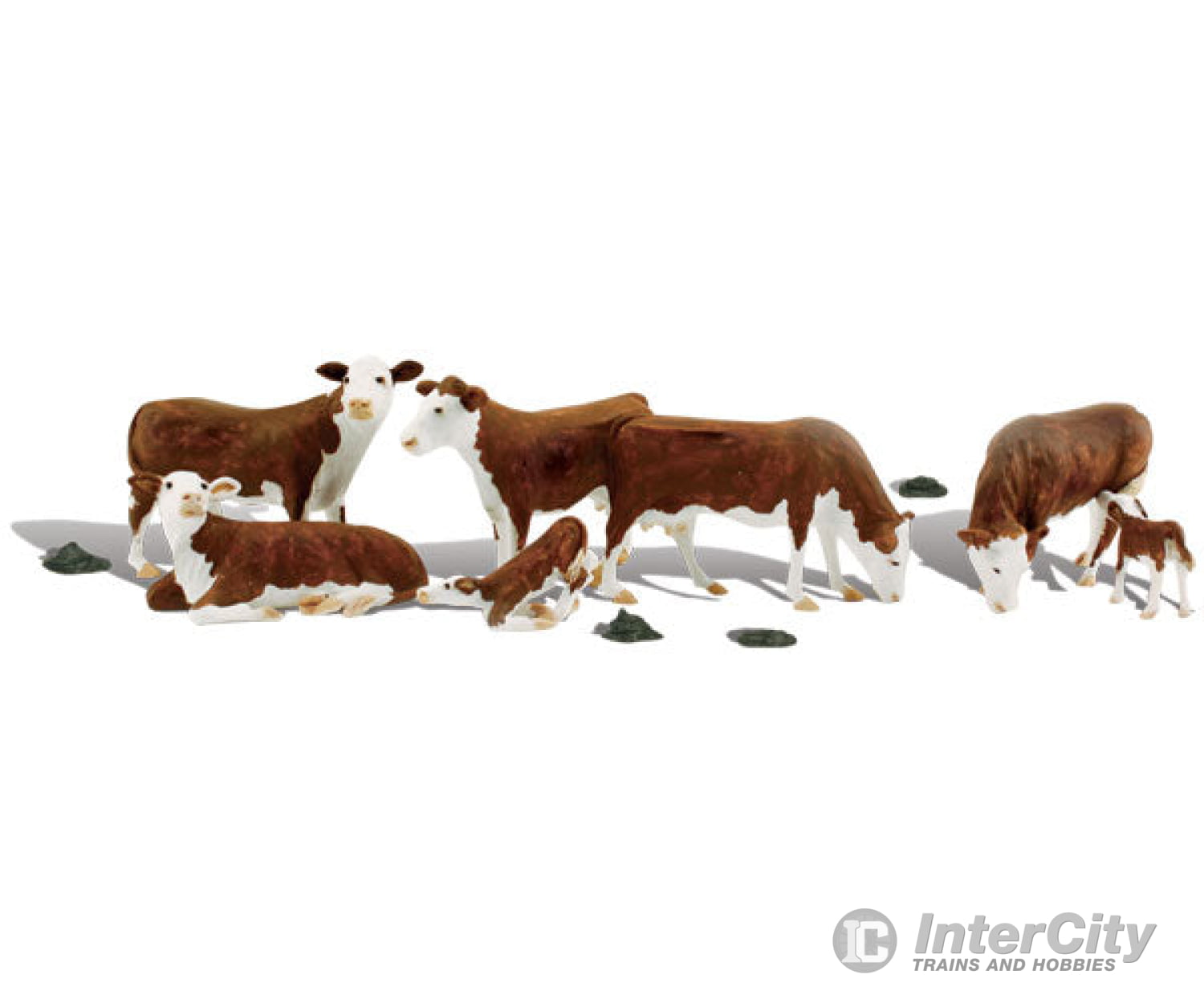 Woodland Scenics 1843 Herford Cows(Ho) Figures