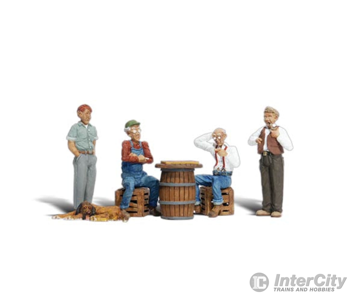 Woodland Scenics 1848 Scenic Accents(R) Checkers Players Pkg(4) Figures