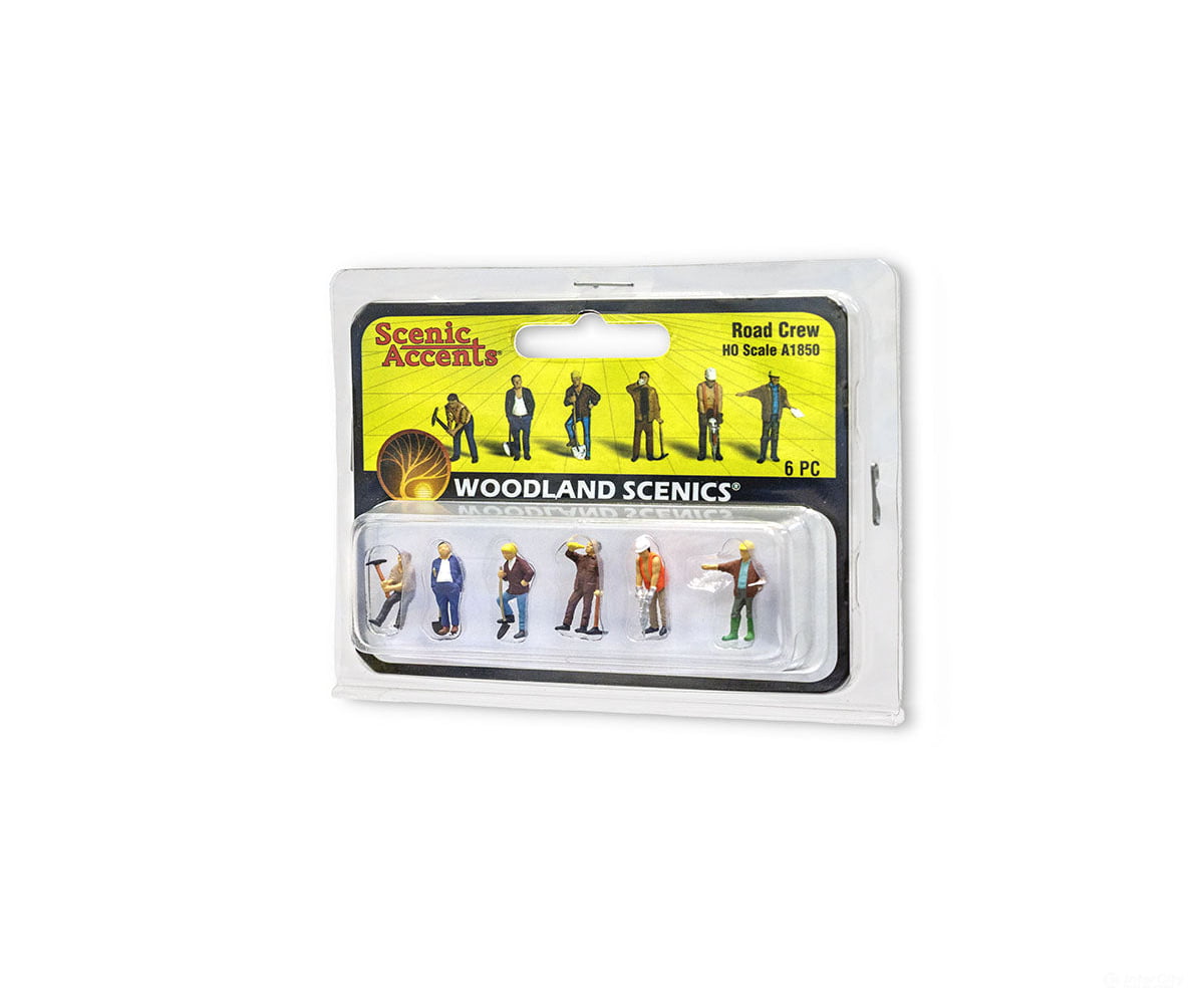Woodland Scenics 1850 Road Crew (Ho) Figures