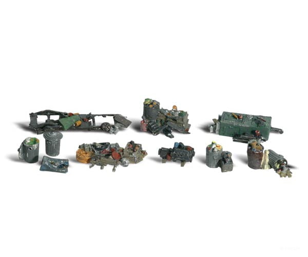 Woodland Scenics 1852 Assorted Junk(Ho) Figures