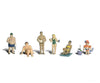 Woodland Scenics 1853 Sun Bathers (Ho) Figures