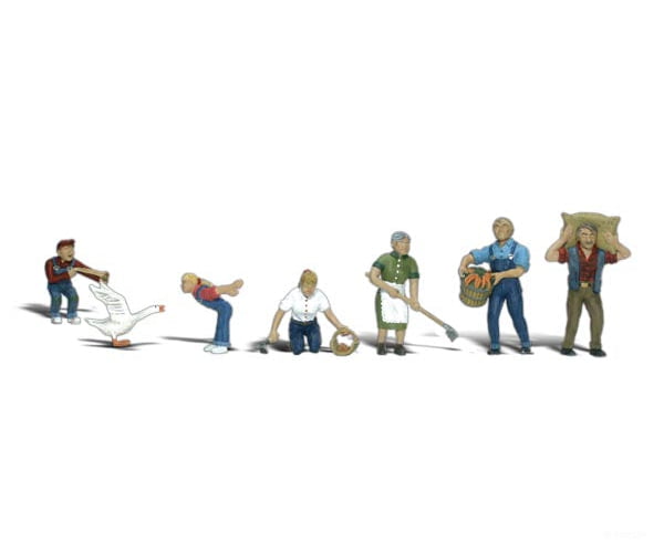 Woodland Scenics 1857 Farm People (Ho) Figures