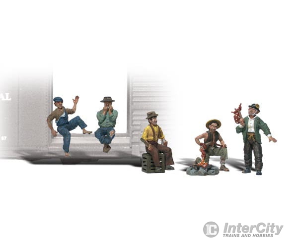 Woodland Scenics 1860 Hobos (Ho) Figures