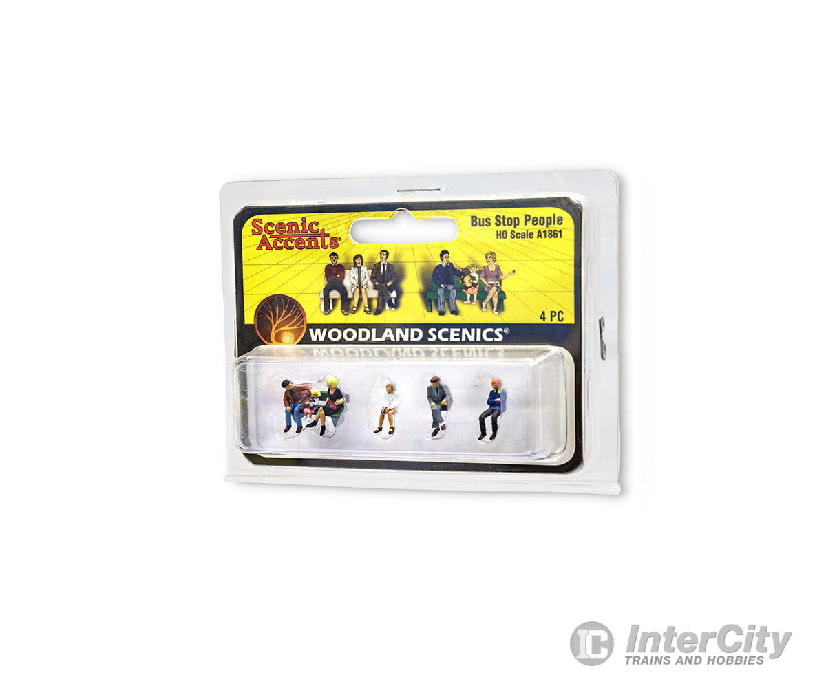 Woodland Scenics 1861 Bus Stop People Figures