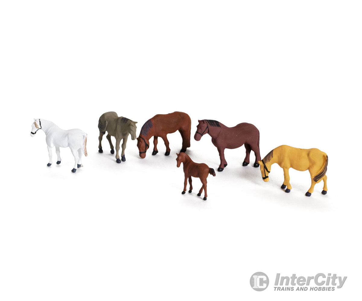 Woodland Scenics 1862 Farm Horses (Ho) Figures