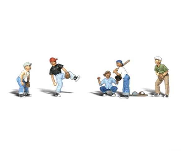 Woodland Scenics 1869 Baseball Player 1(Ho) Figures
