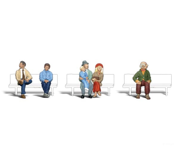 Woodland Scenics 1873 Passengers (Ho) Figures