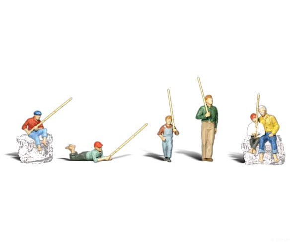 Woodland Scenics 1878 Gone Fishing (Ho) Figures