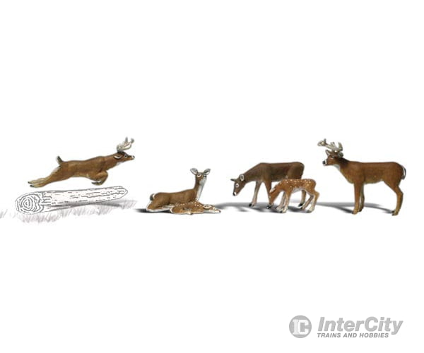 Woodland Scenics 1884 Deer (Ho) Figures