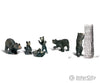 Woodland Scenics 1885 Black Bears (Ho) Figures