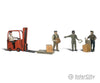 Woodland Scenics 1911 Worker W/Forklift Figures