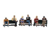 Woodland Scenics 1924 People On Benches Figures
