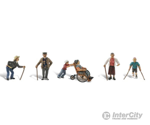 Woodland Scenics 1946 Physically Challenged Figures