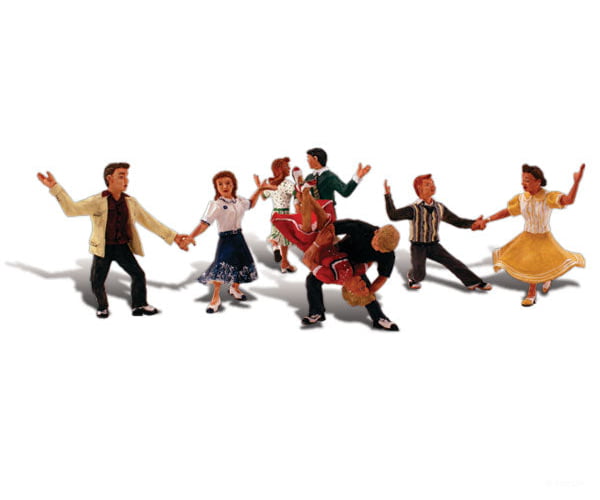 Woodland Scenics 1950 Swingin’ Sensation (Ho) Figures