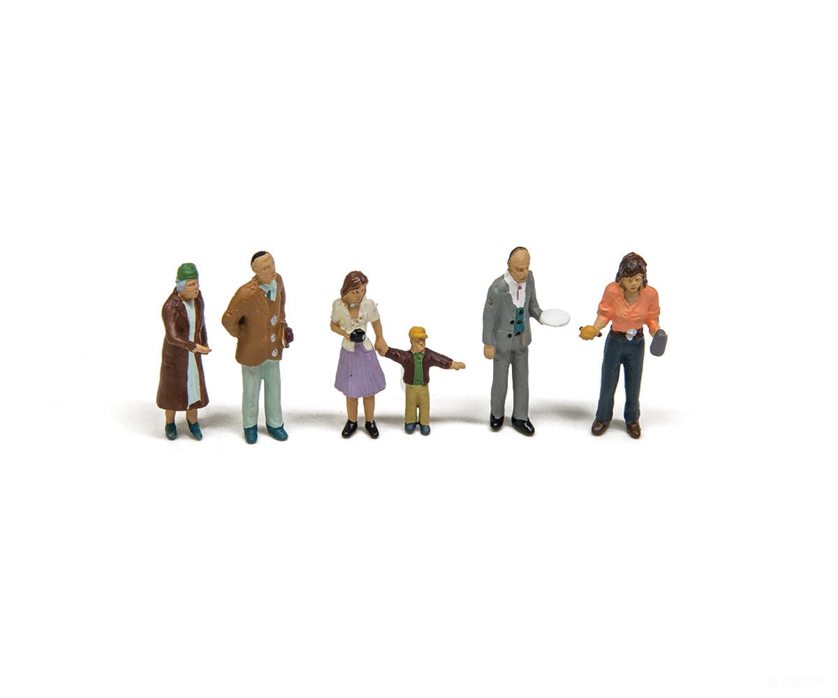 Woodland Scenics 1959 People Going Places (Ho) Figures