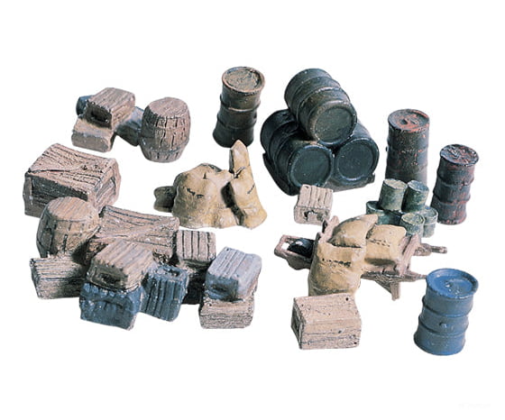 Woodland Scenics 203 Crates - Barrels - Sacks Sc Details Scenery
