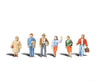 Woodland Scenics 2030 Architectural Models(R) Standing People -- 1/16’ Figures