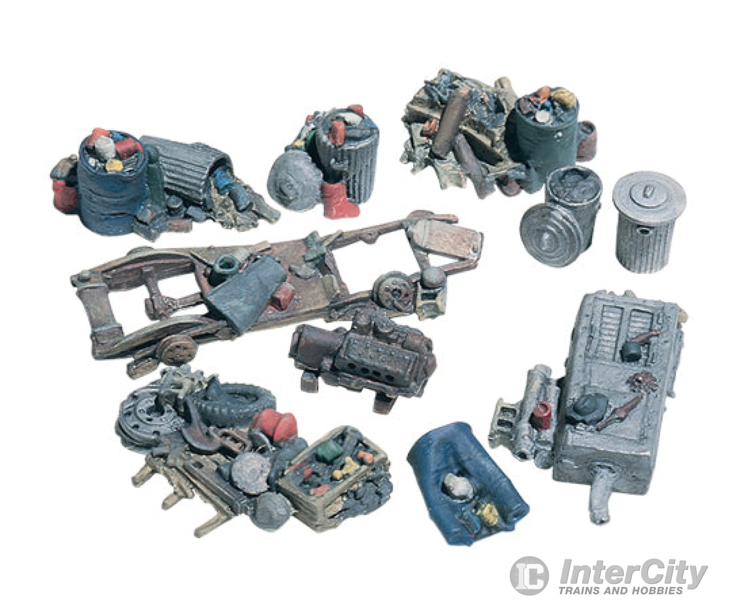 Woodland Scenics 205 Assorted Junk Piles Sc Details Scenery