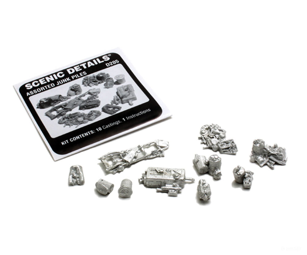 Woodland Scenics 205 Assorted Junk Piles Sc Details Scenery