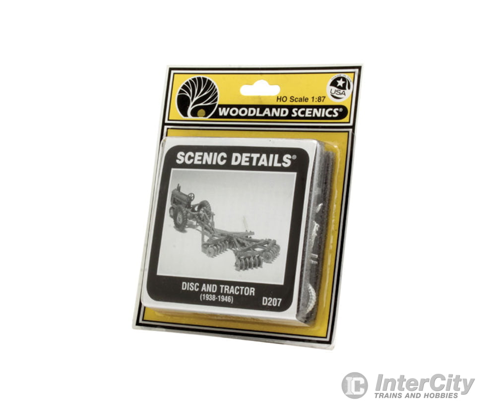 Woodland Scenics 207 Farm Machinery (Unpainted Metal Kit) - - Styled Model A Tractor (1938 - 47) On