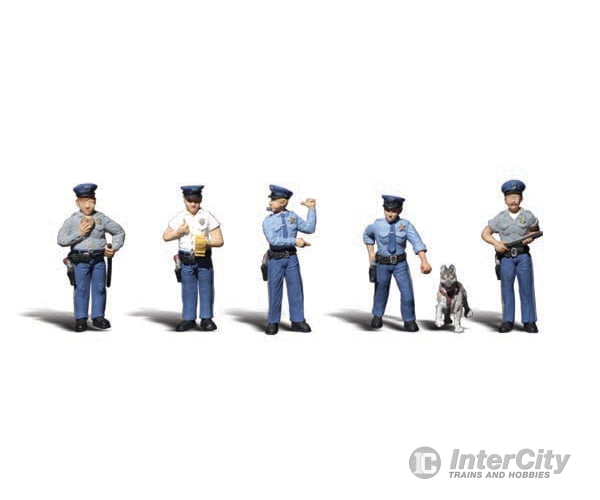 Woodland Scenics 2122 Policemen (N) Figures