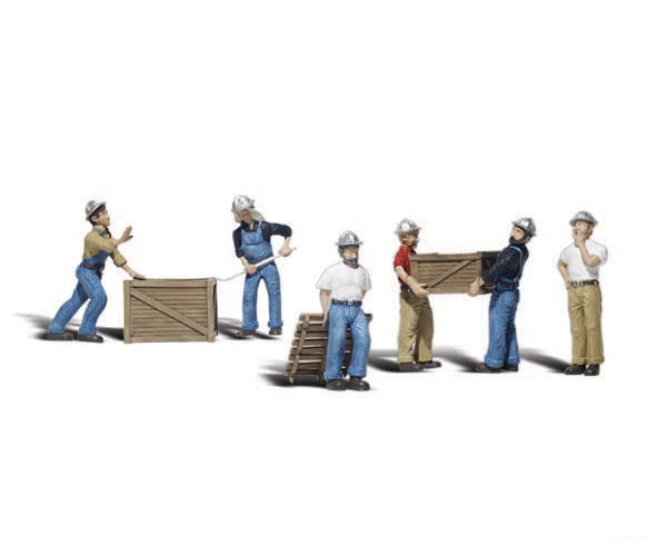 Woodland Scenics 2123 Dock Workers (N) Figures