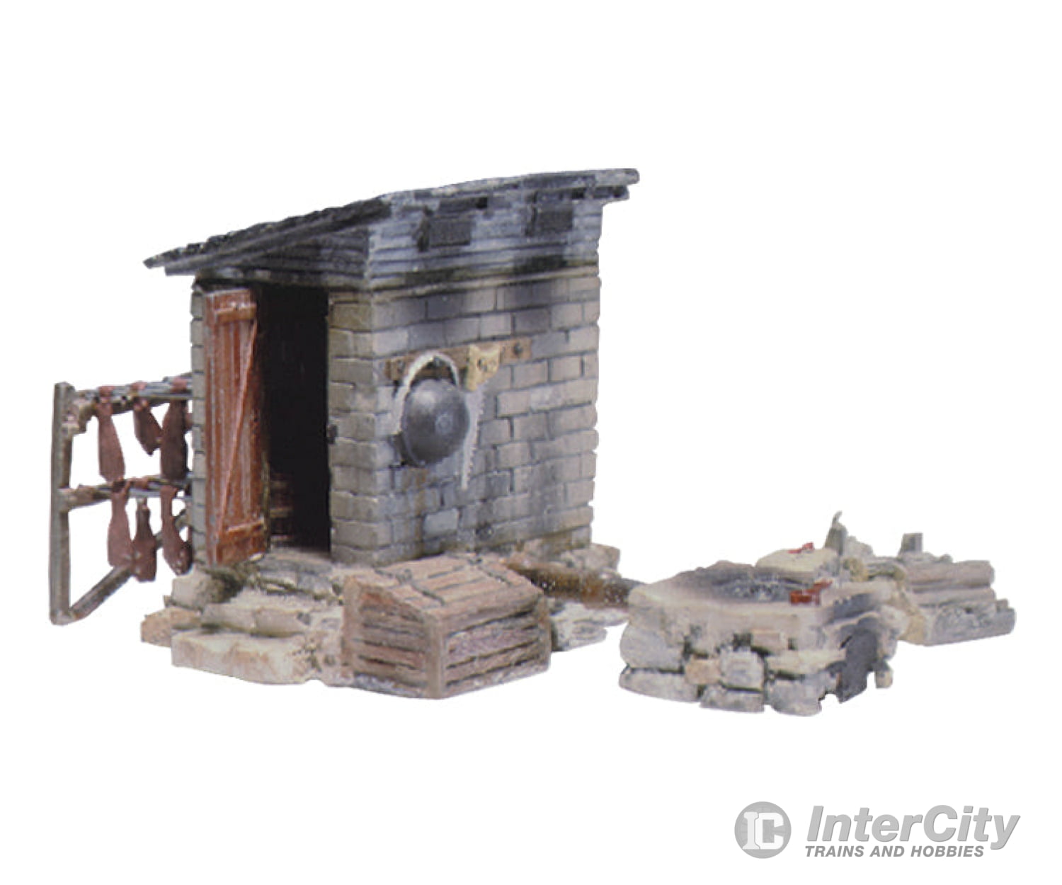 Woodland Scenics 213 Scenic Details(R) Structure Kit Smokehouse - 2 - 1/2 X 1 - 3/8’ 6.4 3.5Cm