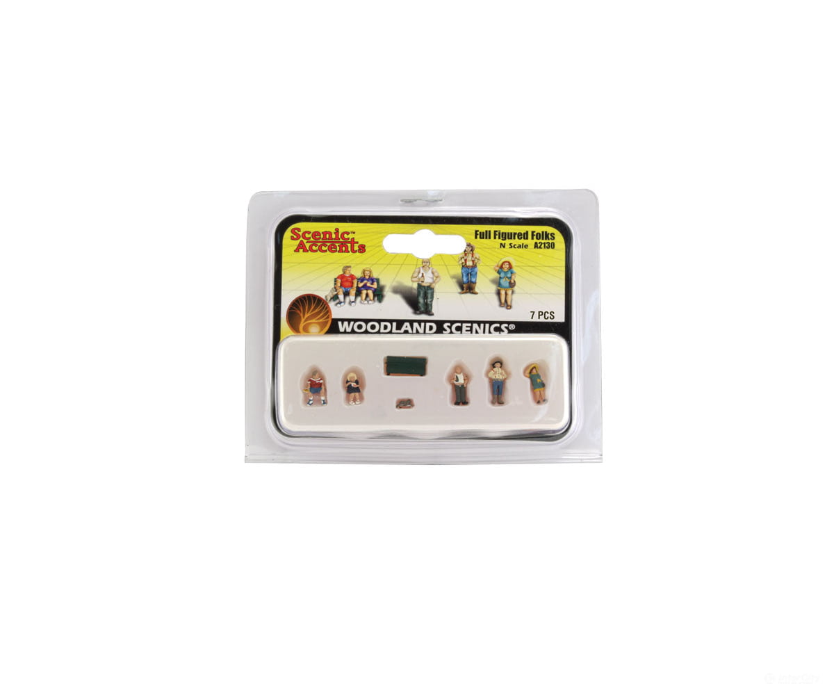 Woodland Scenics 2130 Full Figure Folks (N) Figures