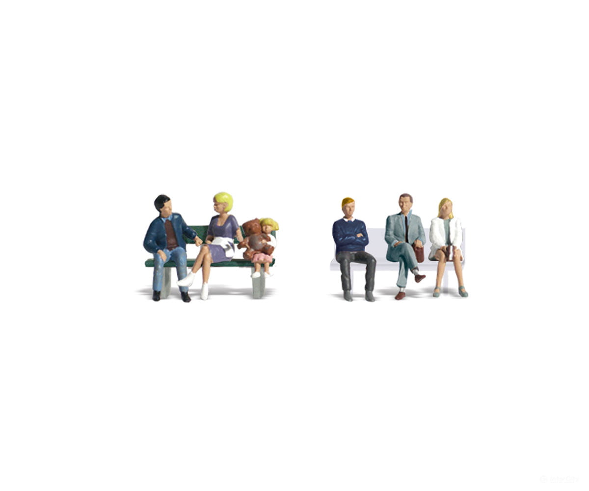 Woodland Scenics 2134 Bus Stop People (N) Figures