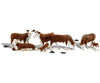 Woodland Scenics 2144 Herford Cows (N) Figures