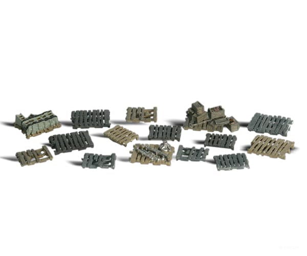 Woodland Scenics 2161 Assorted Skids(N) Figures