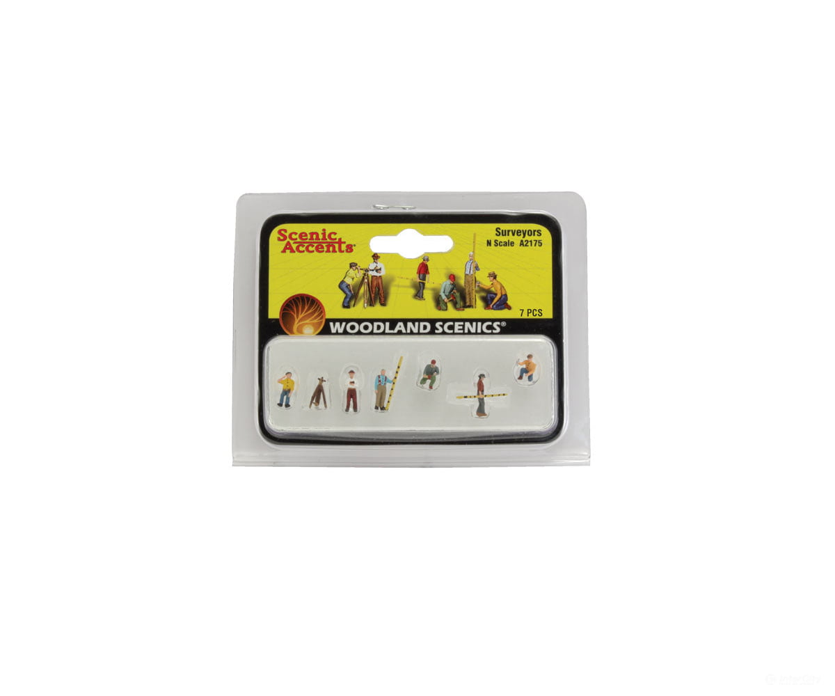 Woodland Scenics 2175 Surveyors (N) Figures
