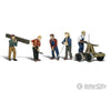 Woodland Scenics 2177 Scenic Accents(R) Figures Rail Workers & Tools Pkg(8)