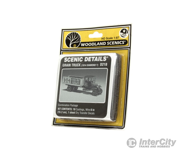 Woodland Scenics 218 1914 Diamond T Grain Truck - Metal Kit - - Undecorated Cars & Trucks