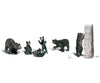 Woodland Scenics 2186 Black Bears (N) Figures