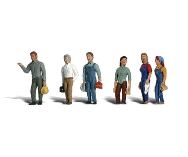 Woodland Scenics 2188 2Nd Shift Workers (N) Figures