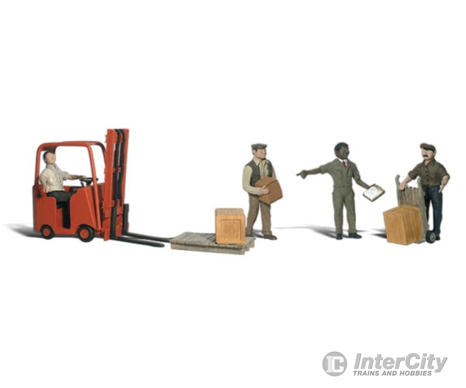 Woodland Scenics 2192 Workers With Forklift (N) Figures