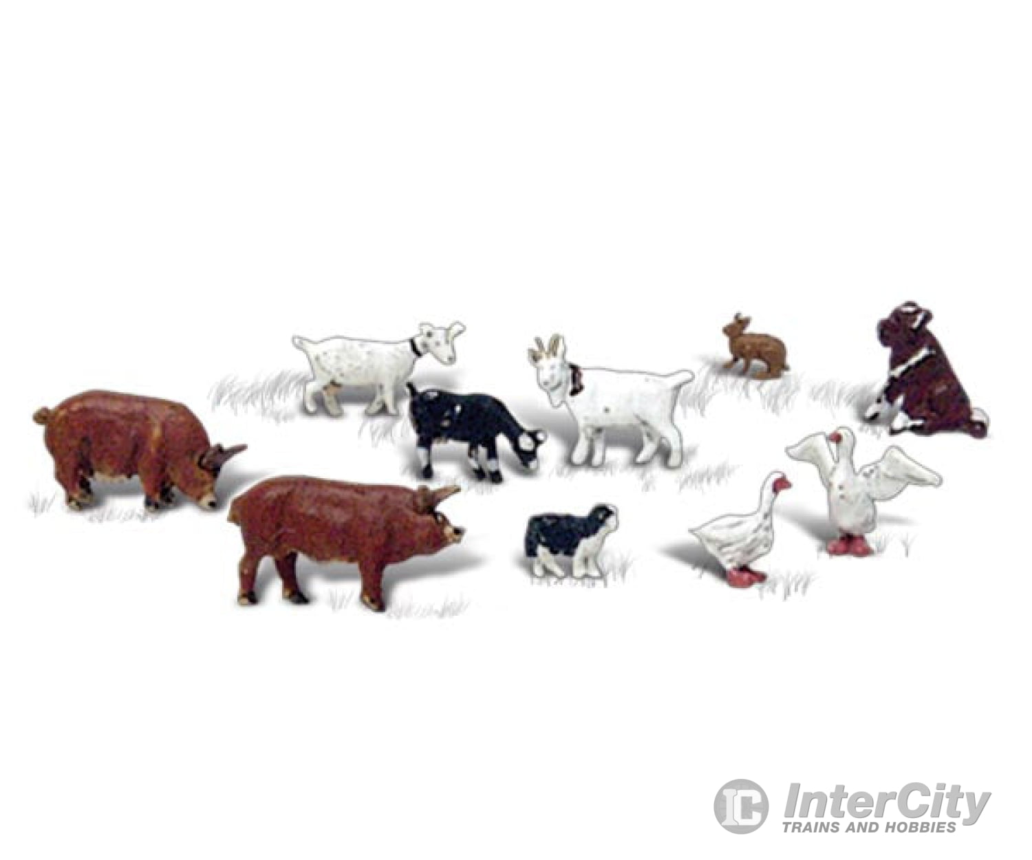 Woodland Scenics 2202 Barnyard Animals (N) Figures