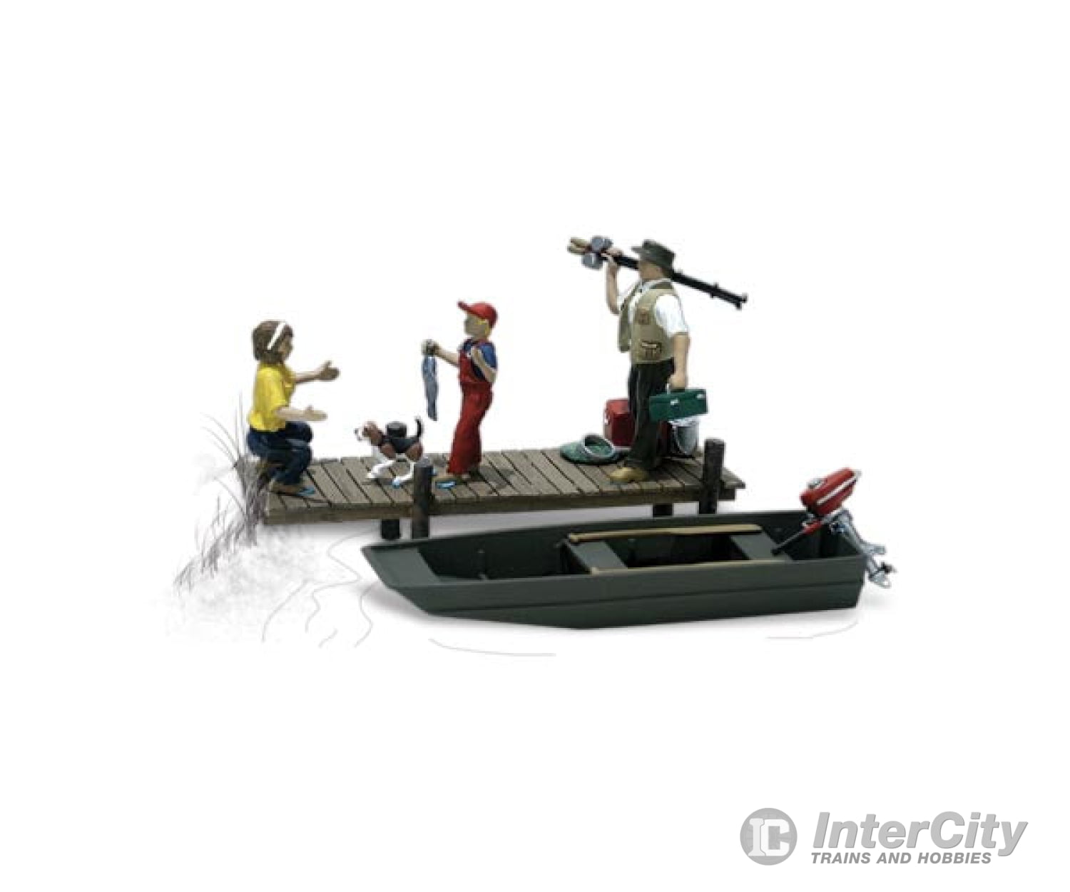 Woodland Scenics 2203 Family Fishing (N) Figures