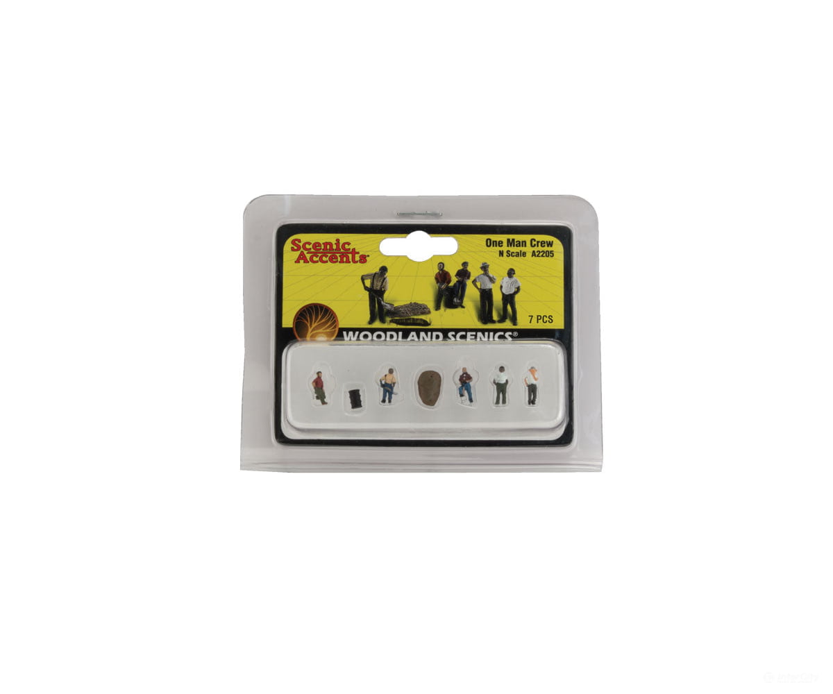 Woodland Scenics 2205 One Man Crew (N) Figures
