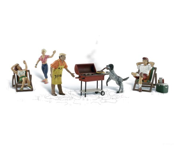 Woodland Scenics 2209 Backyard Barbeque (N) Figures