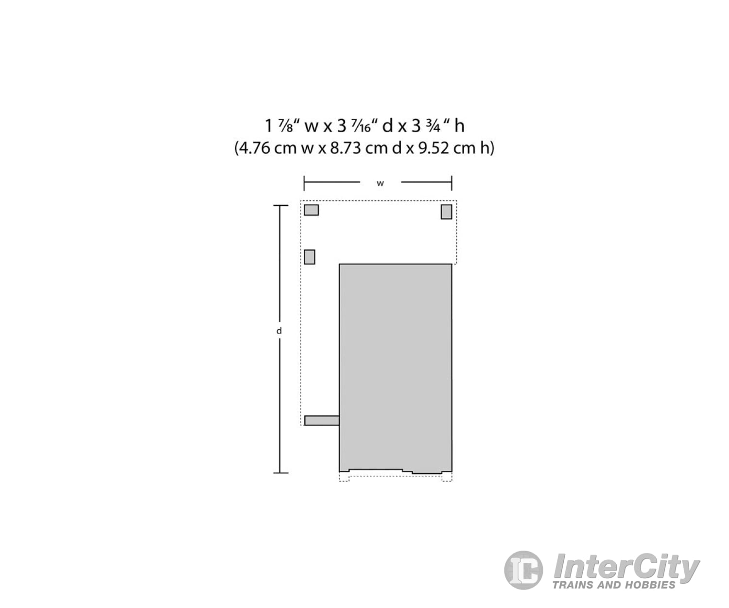 Woodland Scenics 221 Scenic Details(R) - - Pharmacy - Kit (Unpainted Metal) 3 - 1/4 X 3 - 3/4’