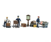 Woodland Scenics 2211 Depot Workers & Accessories (N) Figures
