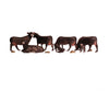 Woodland Scenics 2217 Black Angus Cows (N) Figures