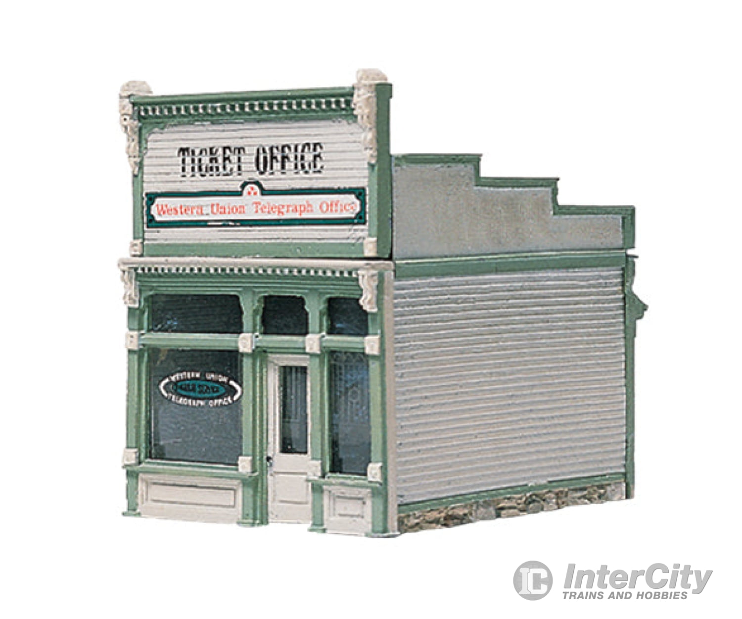 Woodland Scenics 222 Scenic Details(R) - - Ticket Office - Kit (Unpainted Metal) 2 - 1/4 X 2 -