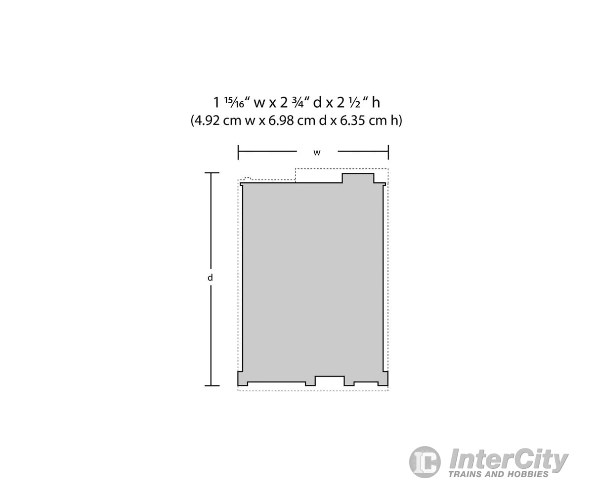 Woodland Scenics 222 Scenic Details(R) - - Ticket Office - Kit (Unpainted Metal) 2 - 1/4 X 2 -