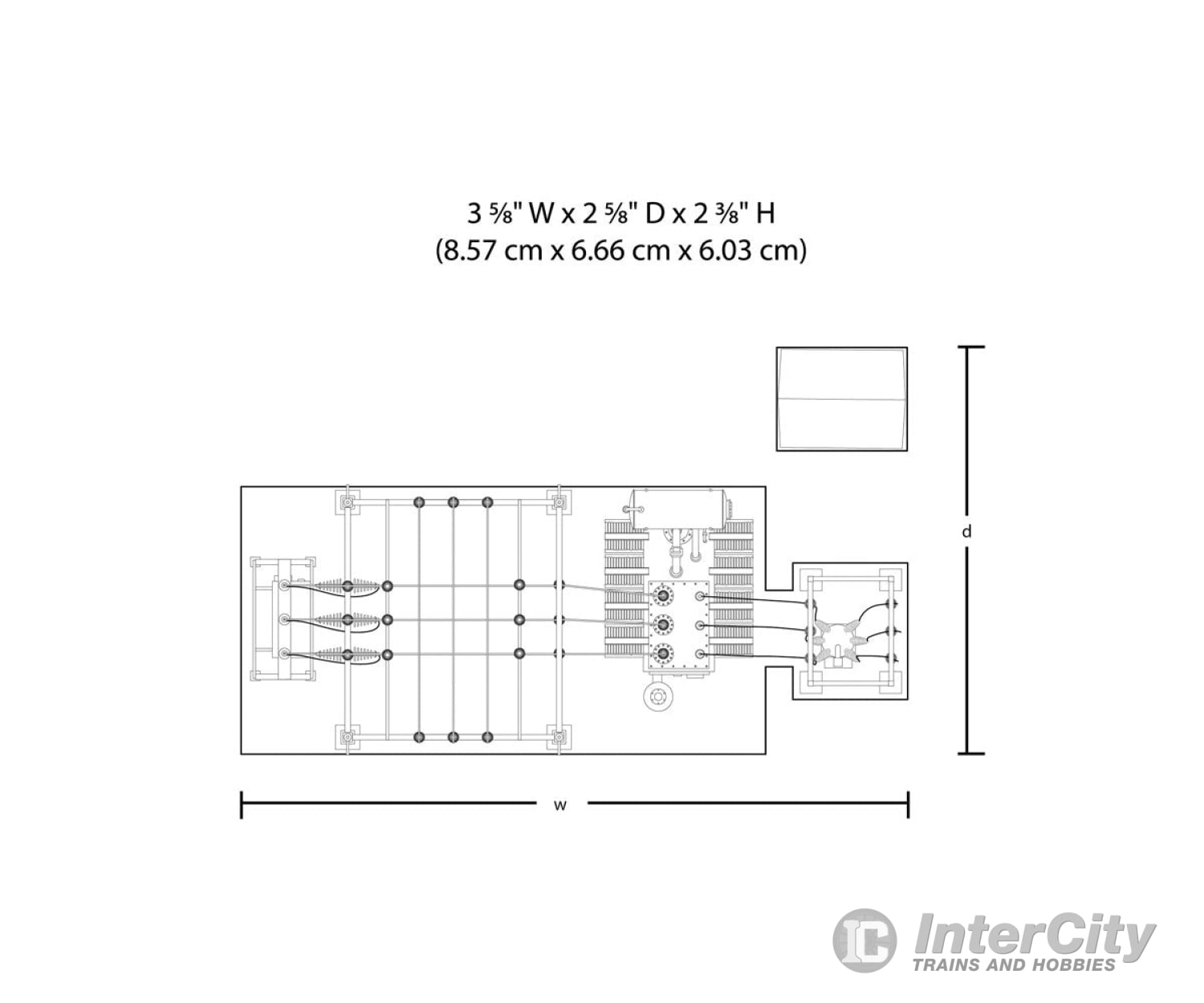 Woodland Scenics 2253 Substation (N) Scenery Details