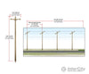 Woodland Scenics 2265 Pre-Wired Poles Single Crossbar (Ho) Scenery Details