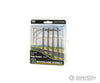 Woodland Scenics 2265 Pre-Wired Poles Single Crossbar (Ho) Scenery Details