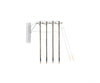 Woodland Scenics 2280 Pre-Wired Poles Single Crossbar (O) Scenery Details